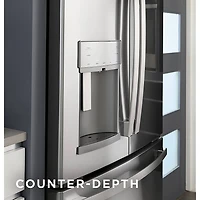 21.9 Cu. Ft. Stainless Side by Side Refrigerator