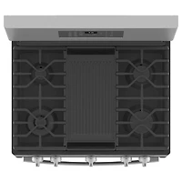 Profile 5.6 Cu. Ft. Stainless Gas Range with Convection Oven and Air Fry