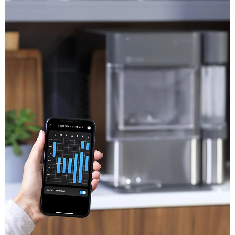 Opal 2.0 Black Stainless Nugget Ice Maker - OPEN BOX