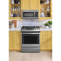 5.6 Cu. Ft. Stainless Front Control Convection Gas Range with Air Fry