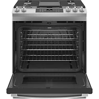 5.6 Cu. Ft. Stainless Front Control Convection Gas Range with Air Fry
