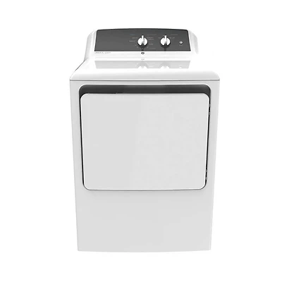 6.2 Cu. Ft. White Top Load Aluminized Alloy Drum Gas Dryer