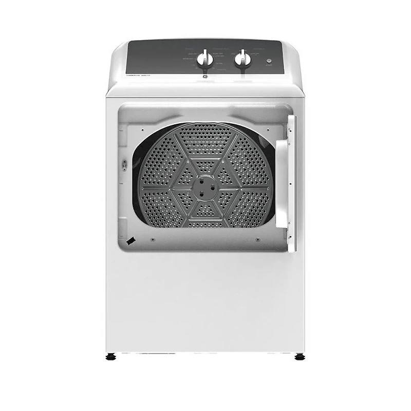 6.2 Cu. Ft. White Top Load Aluminized Alloy Drum Gas Dryer