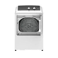 6.2 Cu. Ft. White Top Load Aluminized Alloy Drum Gas Dryer