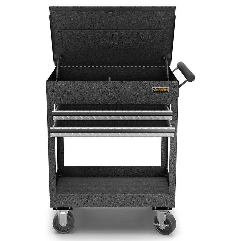 2-Drawer Utility Cart - Hammered Granite