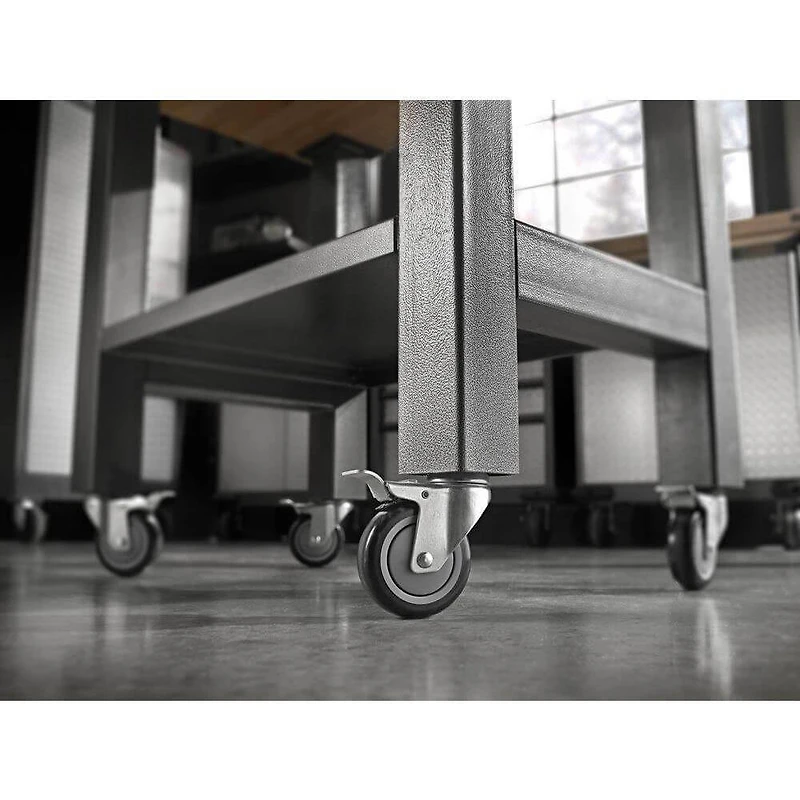 3 Ft. Wide Mobile Workbench - Hammered Granite