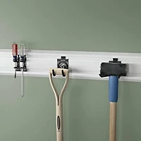 4 Ft. Wide GearTrack® Channels (2-Pack) - Grey