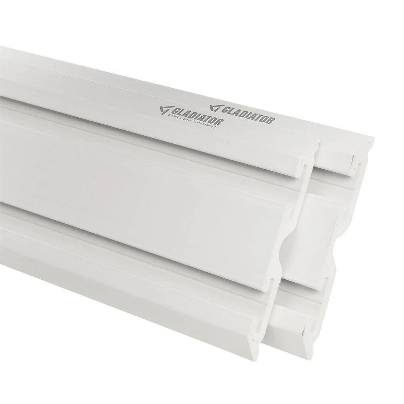 4 Ft. Wide GearTrack® Channels (2-Pack) - Grey