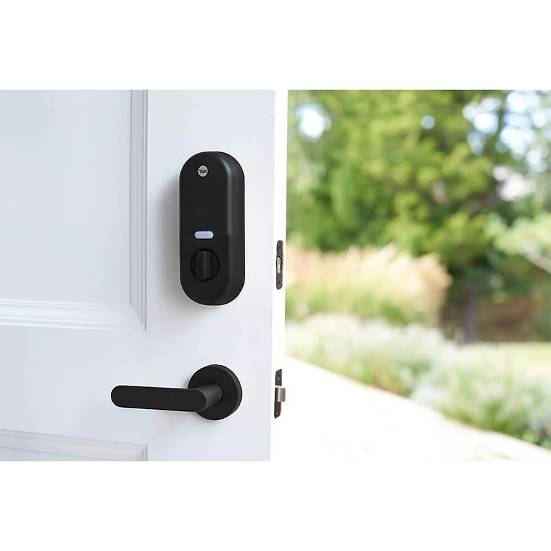x Yale - Smart Lock with Nest Connect - Black Suede - OPEN BOX