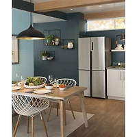 16.4 Cu. Ft. Stainless 4-Door Refrigerator