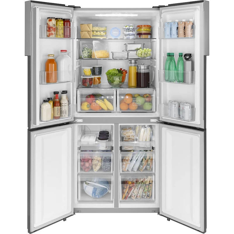 16.4 Cu. Ft. Stainless 4-Door Refrigerator