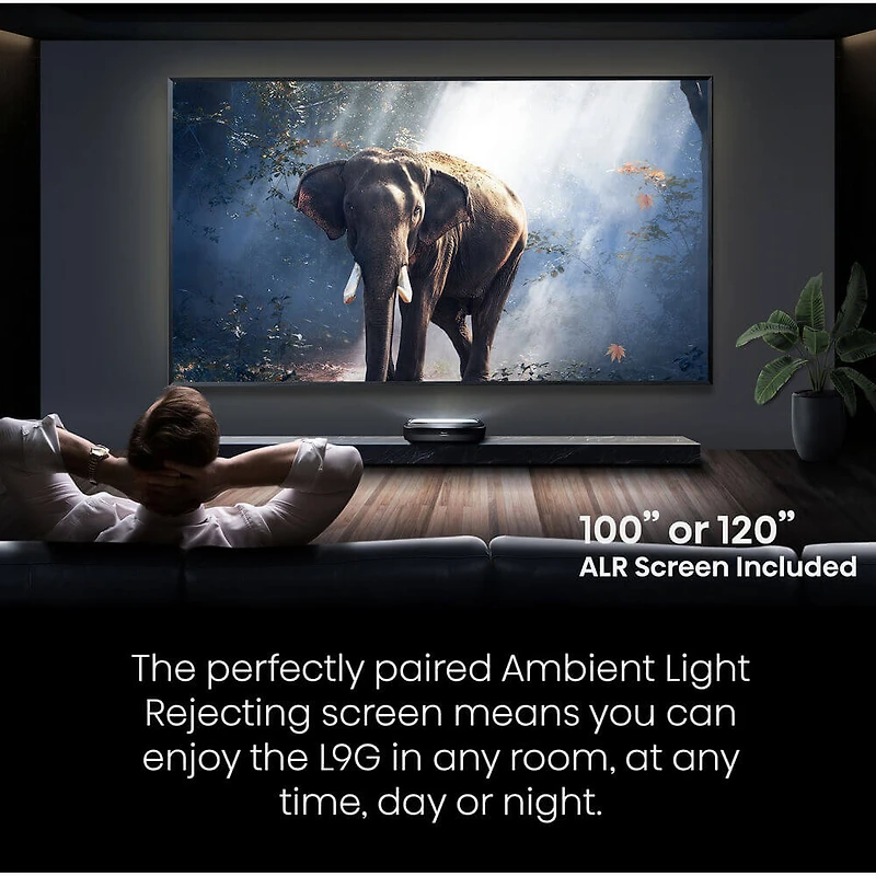 100 inch ALR Projector Screen for 100L5F and 100L9G - OPEN BOX