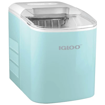 26 lb. Portable Ice Maker - Aqua - OPEN BOX