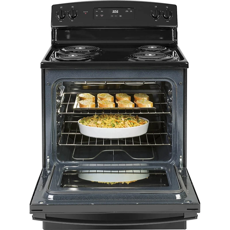 5.0 Cu. Ft. Black Free-Standing Electric Range