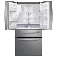 23 Cu. Ft. Stainless 4-Door French Door Smart Refrigerator - OPEN BOX