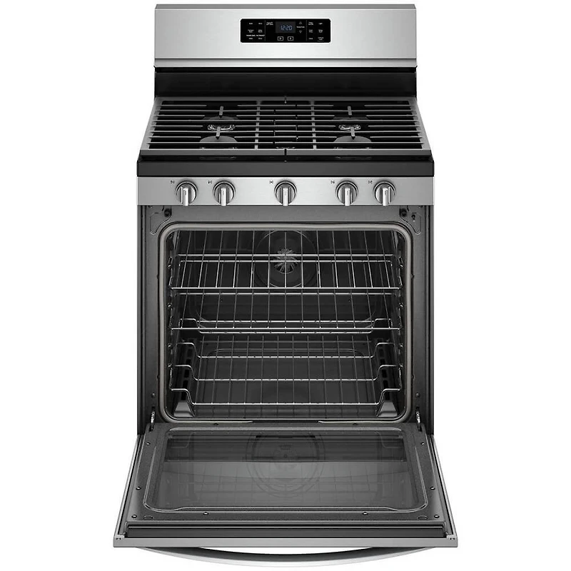 5.8 Cu.Ft. Stainless Freestanding Gas Range