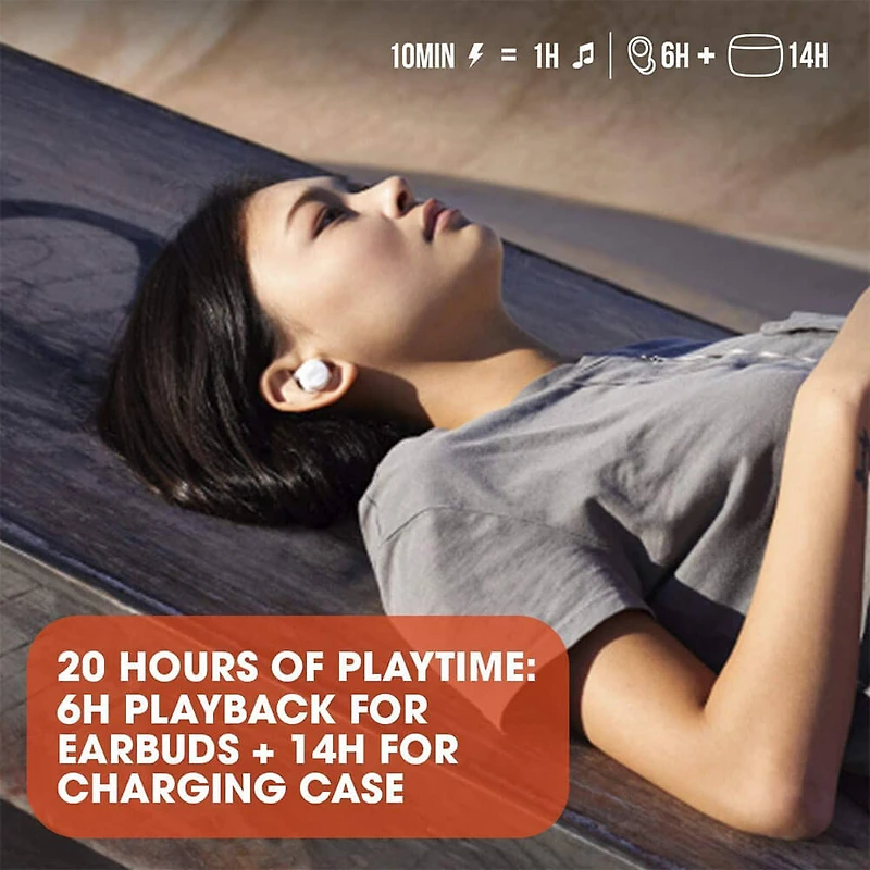 LIVE 300TWS True Wireless White In-Ear Headphones with Smart Ambient - OPEN BOX