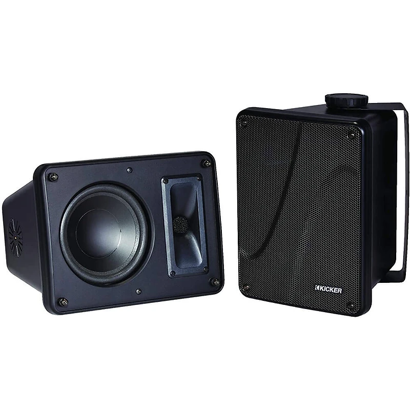 2-Way Full Range Indoor Outdoor Speaker Pair OPEN BOX