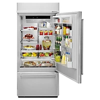 20.9 Cu. Ft. Stainless Steel Built-In Bottom Freezer Refrigerator