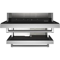 24 inch Stainless Undercounter Double-Drawer Refrigerator/Freezer