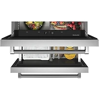 24 inch Stainless Undercounter Double-Drawer Refrigerator/Freezer