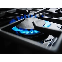 5.1 Cu. Ft. Cobalt Blue Freestanding Dual Fuel 6-Burner Range - OPEN BOX