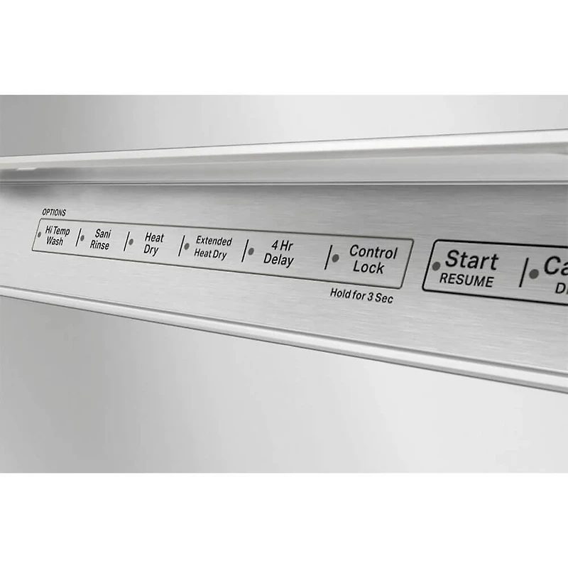 24 inch White Front Control Built-In Dishwasher with Third Rack - OPEN BOX