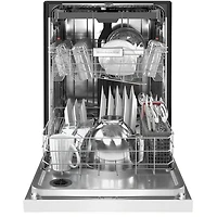 24 inch White Front Control Built-In Dishwasher with Third Rack - OPEN BOX