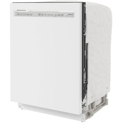 24 inch White Front Control Built-In Dishwasher with Third Rack - OPEN BOX