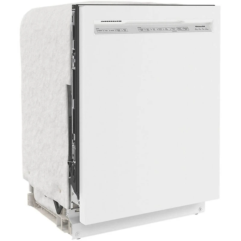 24 inch White Front Control Built-In Dishwasher with Third Rack - OPEN BOX