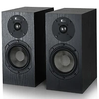 Albany II 2-Way Bookshelf Speakers (Pair) - Black Oak