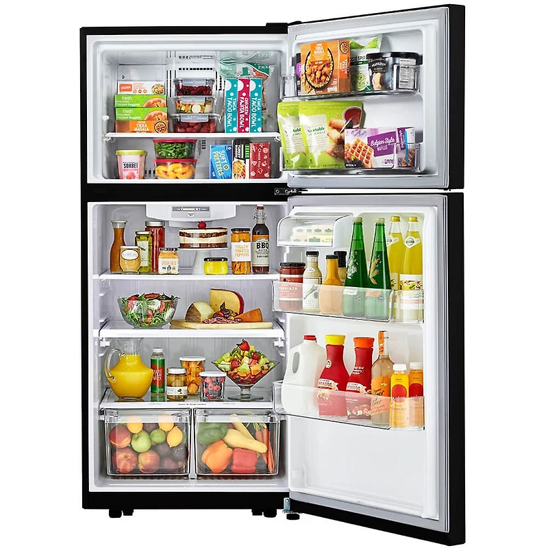 20 Cu. Ft. Black Top Freezer Refrigerator