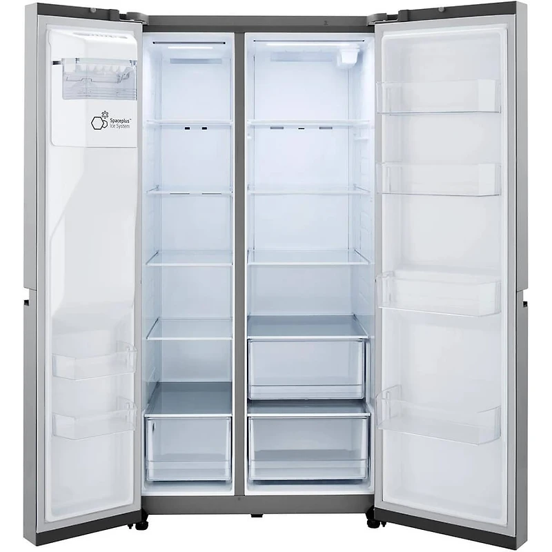 23 Cu. Ft. Stainless Counter Depth Side-by-Side Refrigerator