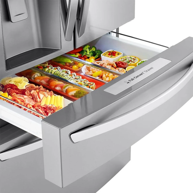 23 Cu. Ft. Stainless Smart French Door Refrigerator with Craft Ice™ Maker