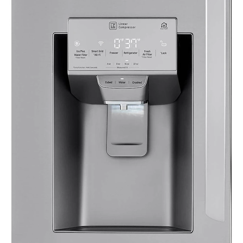 23 Cu. Ft. Stainless Smart French Door Refrigerator with Craft Ice™ Maker