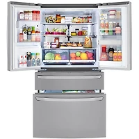 23 Cu. Ft. Stainless Smart French Door Refrigerator with Craft Ice™ Maker