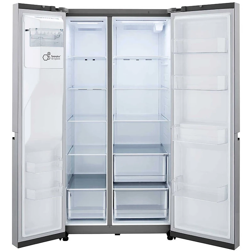 27.2 Cu. Ft. PrintProof Stainless Steel Side-by-Side Refrigerator