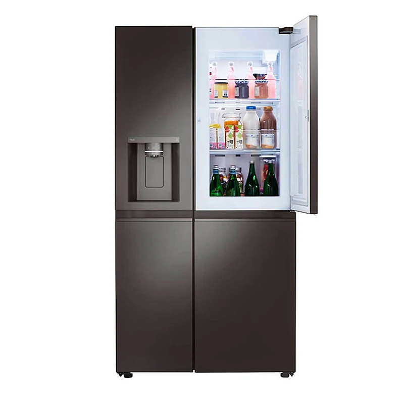 27 Cu. Ft. Black Stainless Side-by-Side Door-in-Door Refrigerator - OPEN BOX
