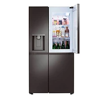 27 Cu. Ft. Black Stainless Side-by-Side Door-in-Door Refrigerator - OPEN BOX