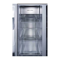 27 Cu. Ft. Black Stainless Side-by-Side Door-in-Door Refrigerator - OPEN BOX