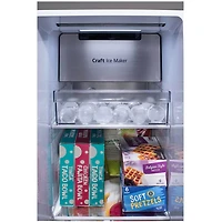 27 Cu. Ft. Stainless Side-By-Side Door-in-Door Refrigerator with Craft Ice