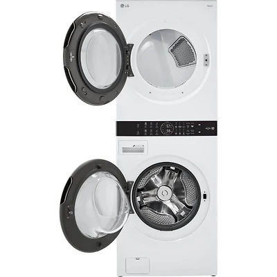 27 inch White WashTower™ with Center Control™ 4.5 cu. ft. Washer and 7.4 cu. ft. Electric Dryer