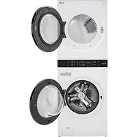 27 inch White WashTower™ with Center Control™ 4.5 cu. ft. Washer and 7.4 cu. ft. Electric Dryer
