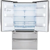 28 cu.ft. 4-Door French Door Refrigerator - Stainless Steel - OPEN BOX