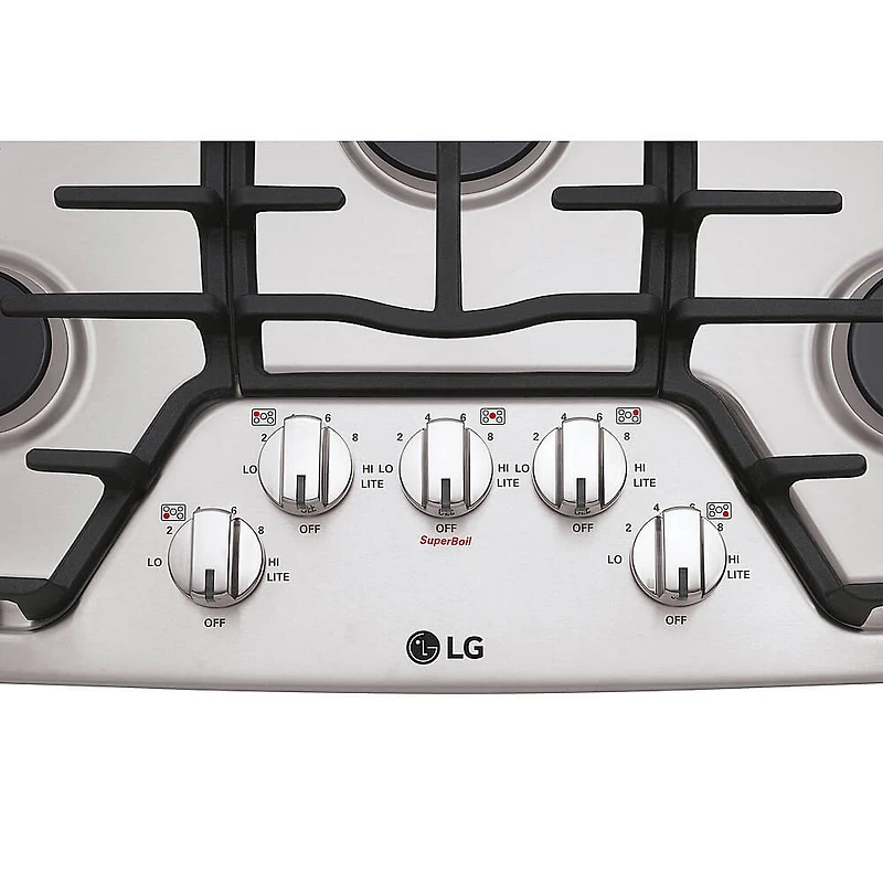30 inch Built-In Gas Cooktop - Stainless Steel