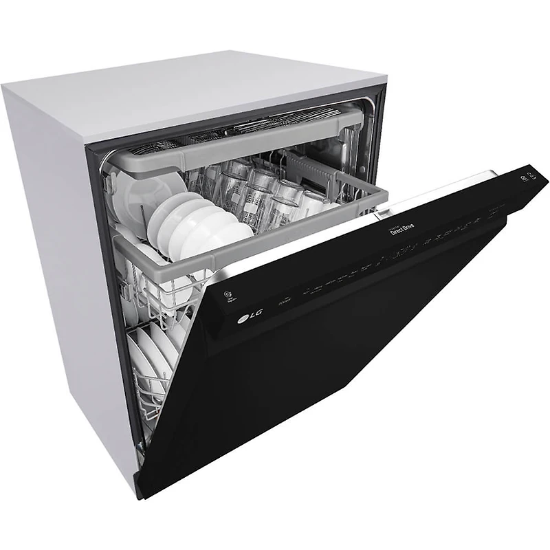 48 dBa Black Front-Control Built-In Dishwasher