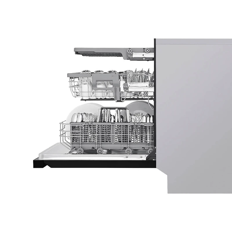 48 dBa Black Front-Control Built-In Dishwasher