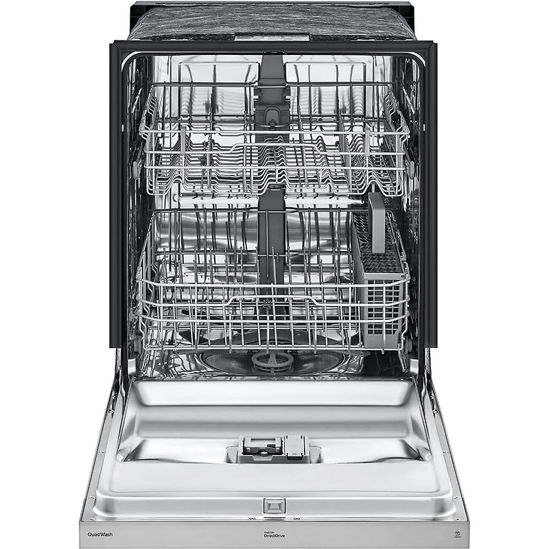50 dBA Stainless Front Control Dishwasher with QuadWash™