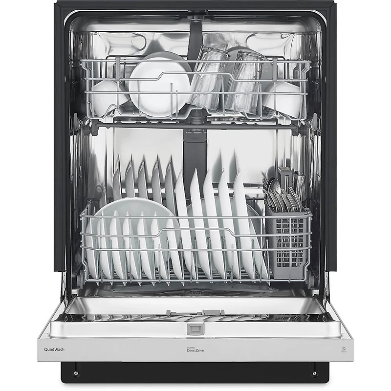 50 dBA Stainless Front Control Dishwasher with QuadWash™