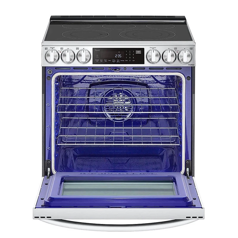 6.3 Cu. Ft. Stainless Smart InstaView® Electric Slide-In Range with Air Fry - OPEN BOX